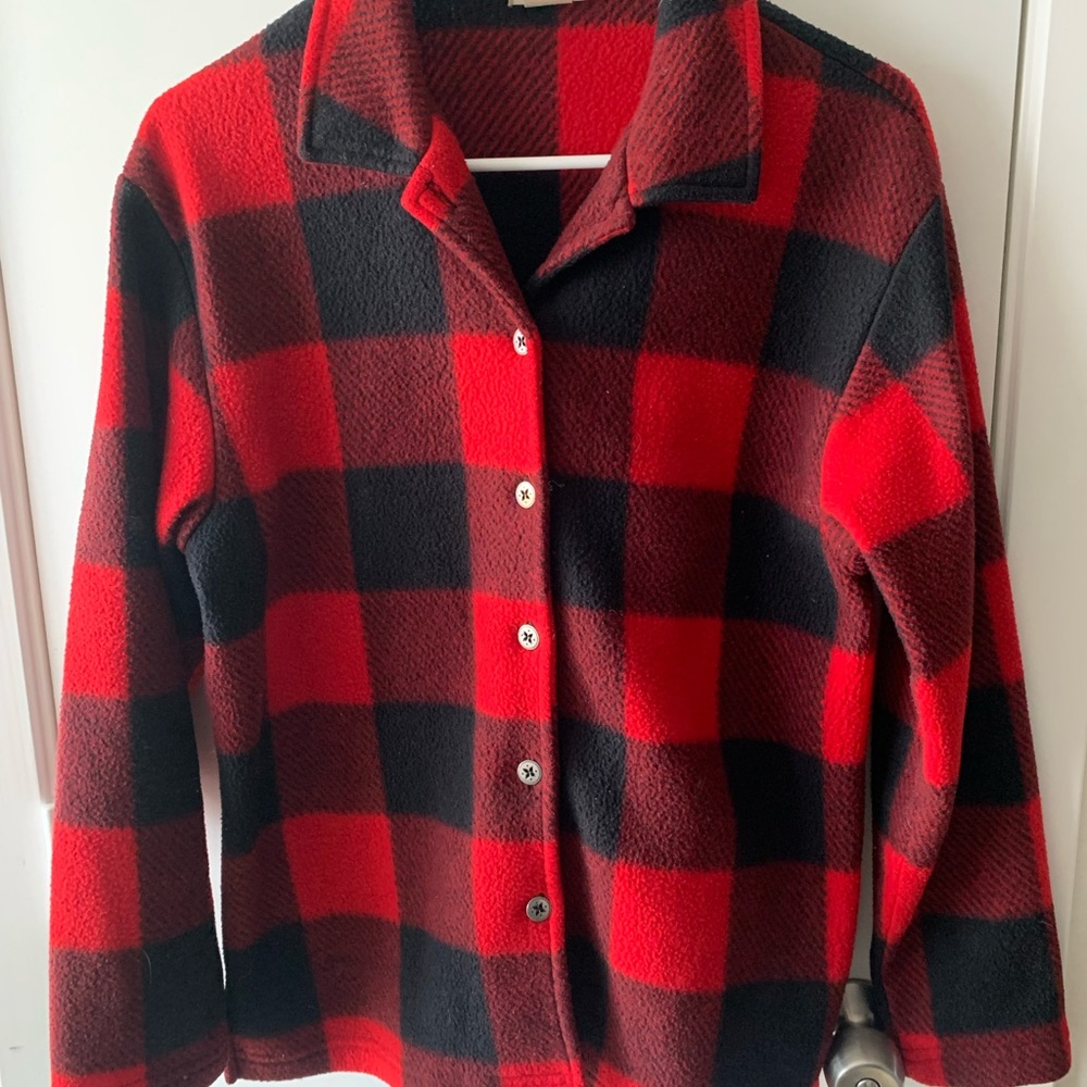 Red Buffalo Fleece Sweater